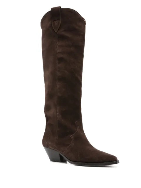 ISABEL MARANT Denvee suede western boots