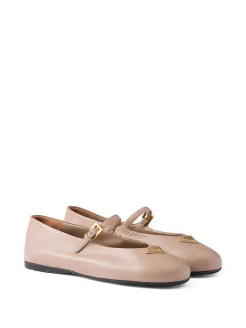 Prada nappa leather ballerinas