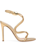 Gianvito Rossi 105mm Black Mamba sandals