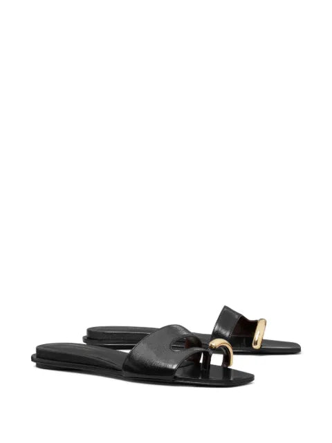 Tory Burch Pierced flat sandals