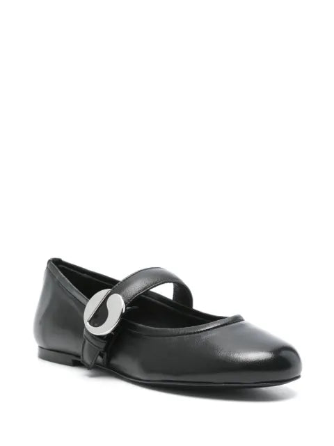 Coperni buckle-strap leather ballet flats
