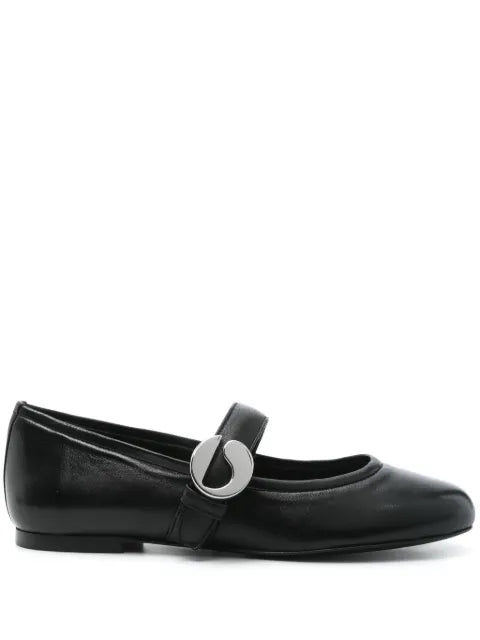Coperni buckle-strap leather ballet flats