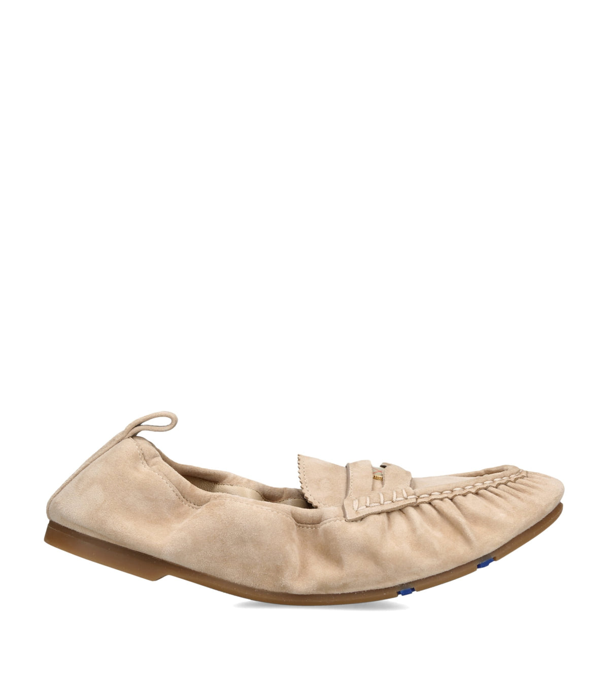 Burberry Suede Fawn Loafers