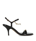 Chloé Patent Leather Zia Heeled Sandals 80