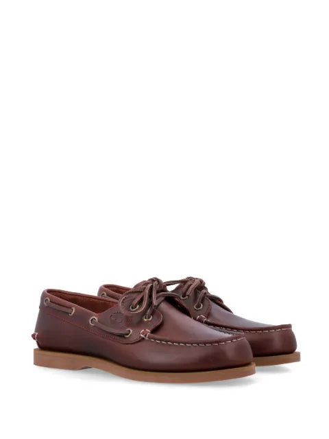 Timberland stitching boat shoes