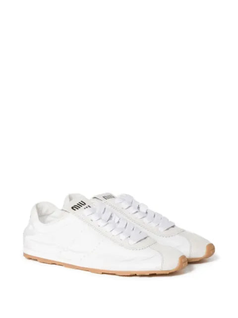 Miu Miu Plume lace-up sneakers