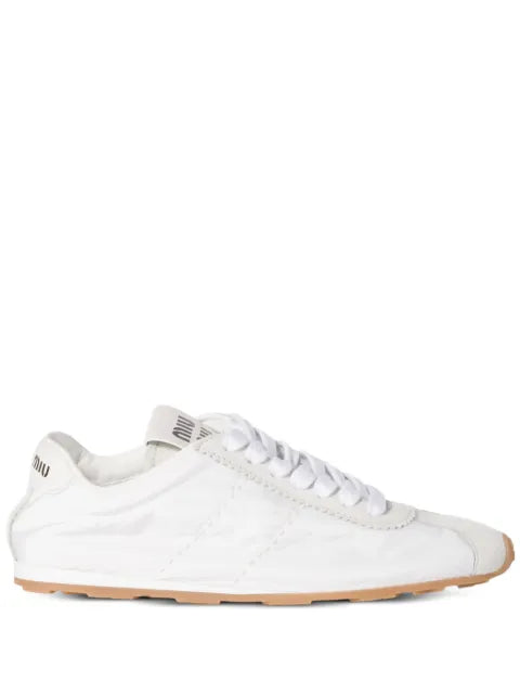 Miu Miu Plume lace-up sneakers