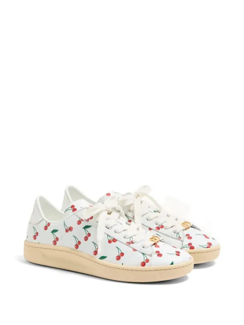 Valentino Garavani Royco sneaker in nappa calfskin with Cherryfic pattern