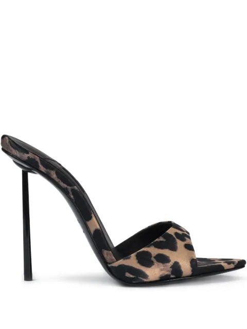 Le Silla Bella leopard-print heeled sandals