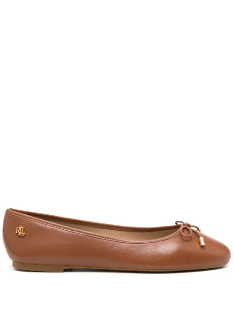 Lauren Ralph Lauren leather ballerina shoes