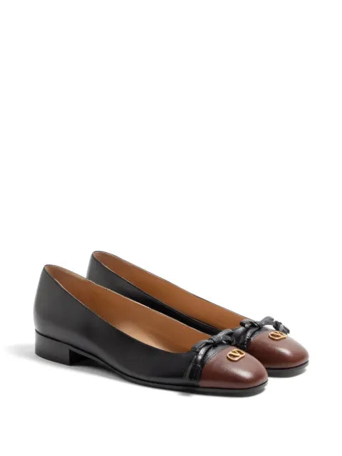 Valentino Garavani Valet Du Roi kidskin ballerina 25mm
