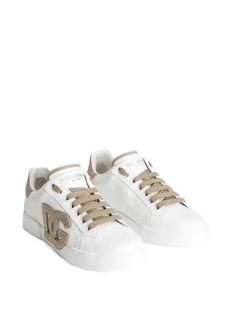 Dolce & Gabbana Portofino logo-embellished low-top sneakers