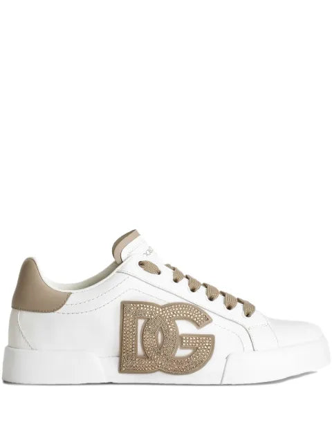 Dolce & Gabbana Portofino logo-embellished low-top sneakers