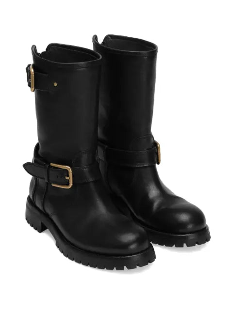 Dolce & Gabbana buckle-detail knee-high boots