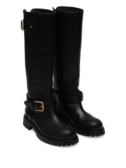 Dolce & Gabbana buckle-detail knee-high boots