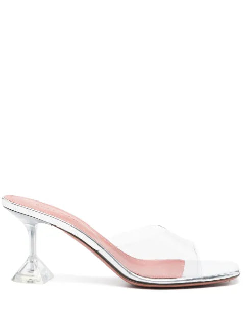 Amina Muaddi Lupita Glass slippers