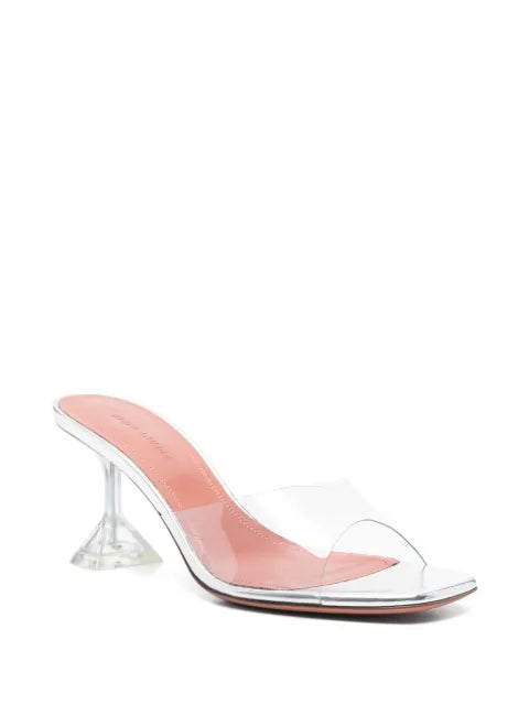 Amina Muaddi Lupita Glass slippers