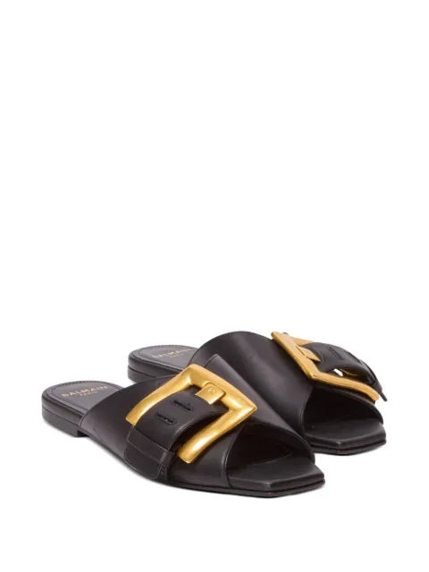 Balmain Anthem flat sandals