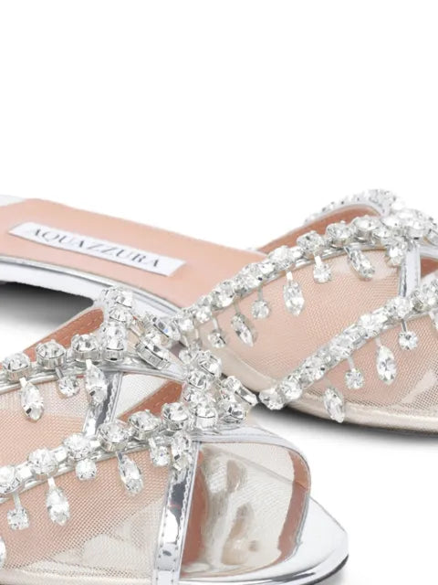 Aquazzura Temptation Crystal sandals