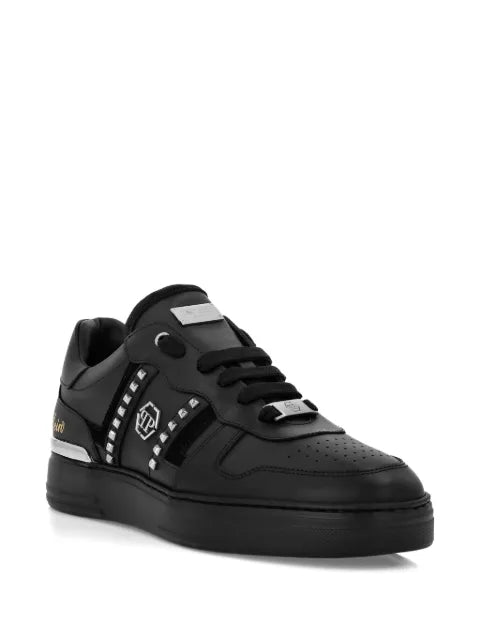 Philipp Plein mix cut studs low-top sneakers