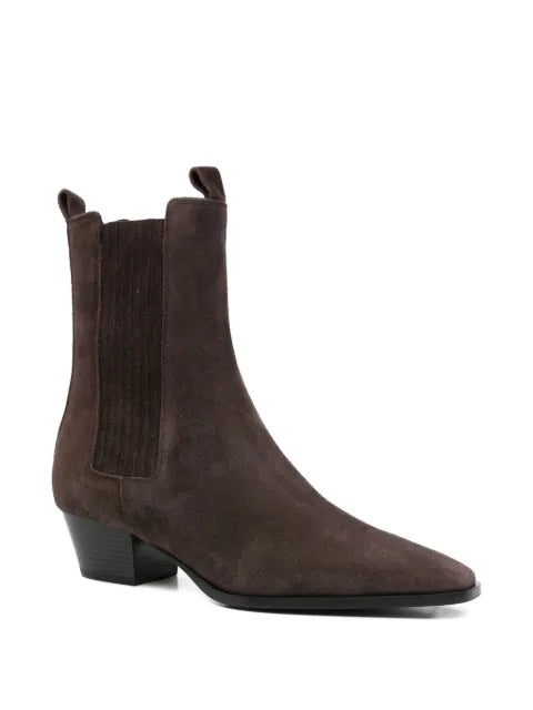 Aeyde 40mm Agata pointed-toe boots