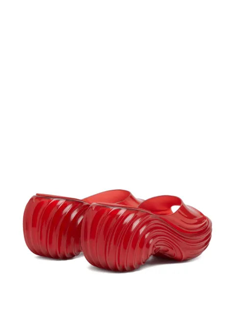 Diesel x Melissa platform wave sandals