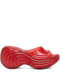 Diesel x Melissa platform wave sandals
