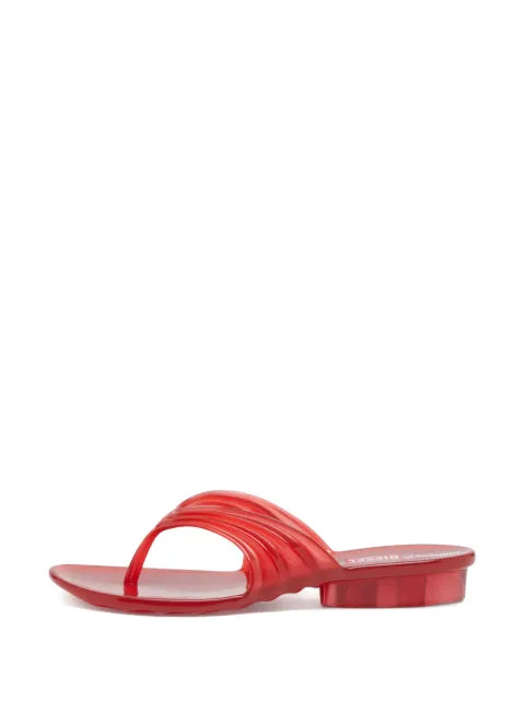 Diesel x Melissa Quantum  thong sandals