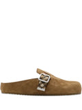 Burberry Check suede Urchin clogs