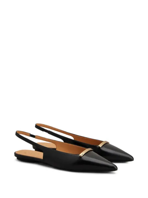 Tod's leather flat pumps