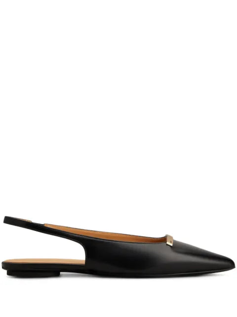 Tod's leather flat pumps