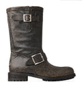 Jimmy Choo Leather Biker Boots