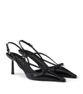 Prada Brushed Leather Slingback Pumps 75