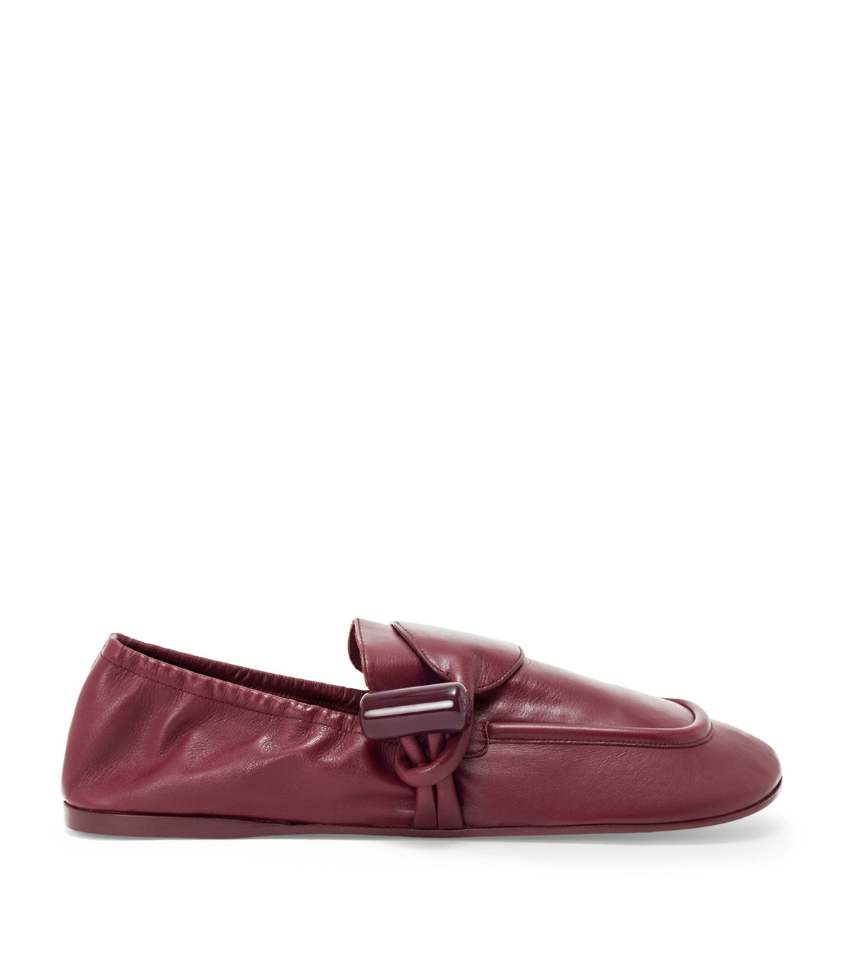 LOEWE Leather Toggle Loafers