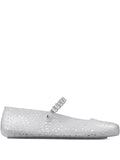 Jimmy Choo The Jelly crystal-embellished ballet flats