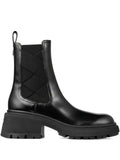 Jimmy Choo 50mm Louri Combat leather boots