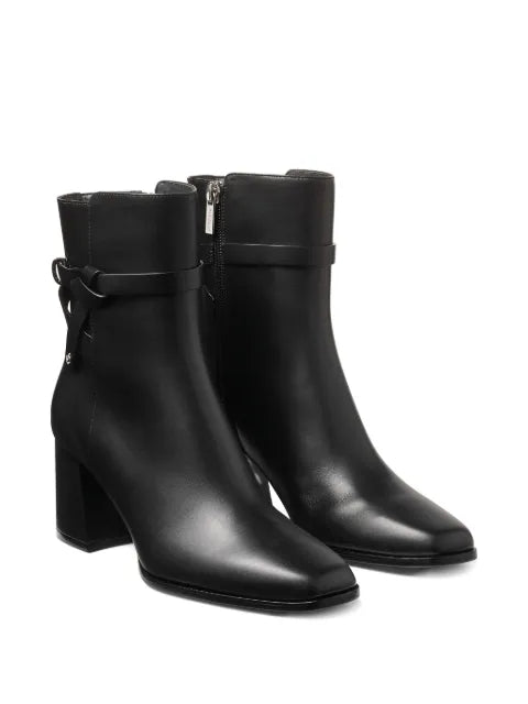 Jimmy Choo Lawton  65mm braided-strap block-heel boots