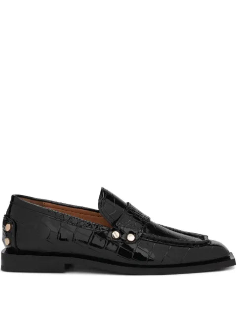 GANNI square-toe loafers