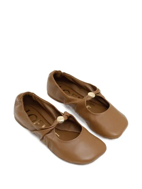 LOEWE pebble soft ballerina in nappa lambskin