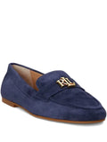 Lauren Ralph Lauren logo-plaque suede pumps