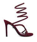 Kurt Geiger London Embellished Spiral Sandals 90