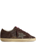 Golden Goose Super Star glitter-star embellished sneakers