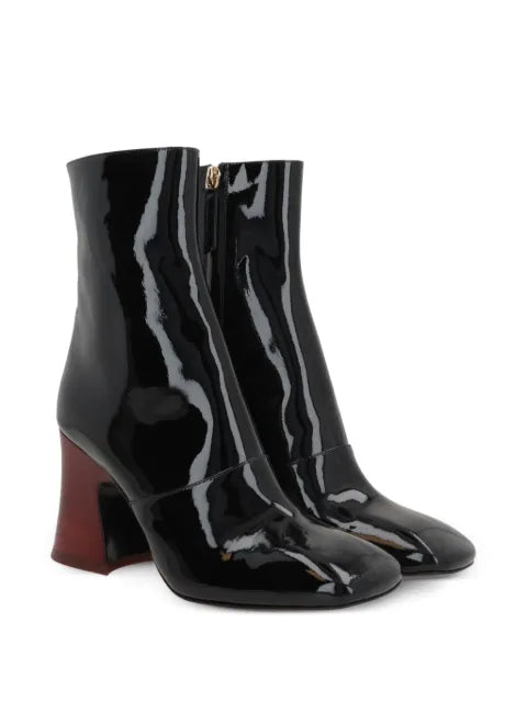 Chloé Janis leather block-heel boots