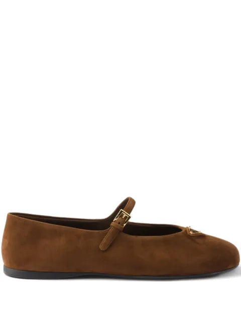 Prada suede ballerinas