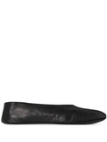 The Row Stella leather ballet flats