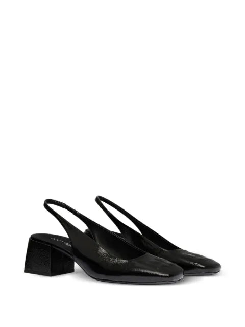 Courrèges Vinyl slingbacks