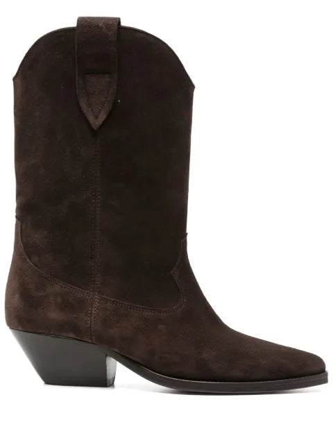ISABEL MARANT Duerto heeled suede western boots
