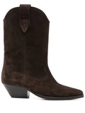 ISABEL MARANT Duerto heeled suede western boots