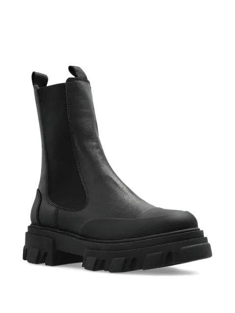 GANNI leather ankle boots