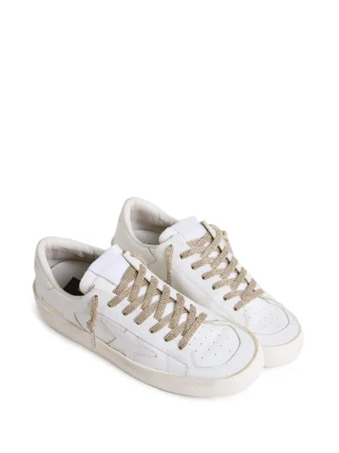 Golden Goose gold-coloured lurex laces